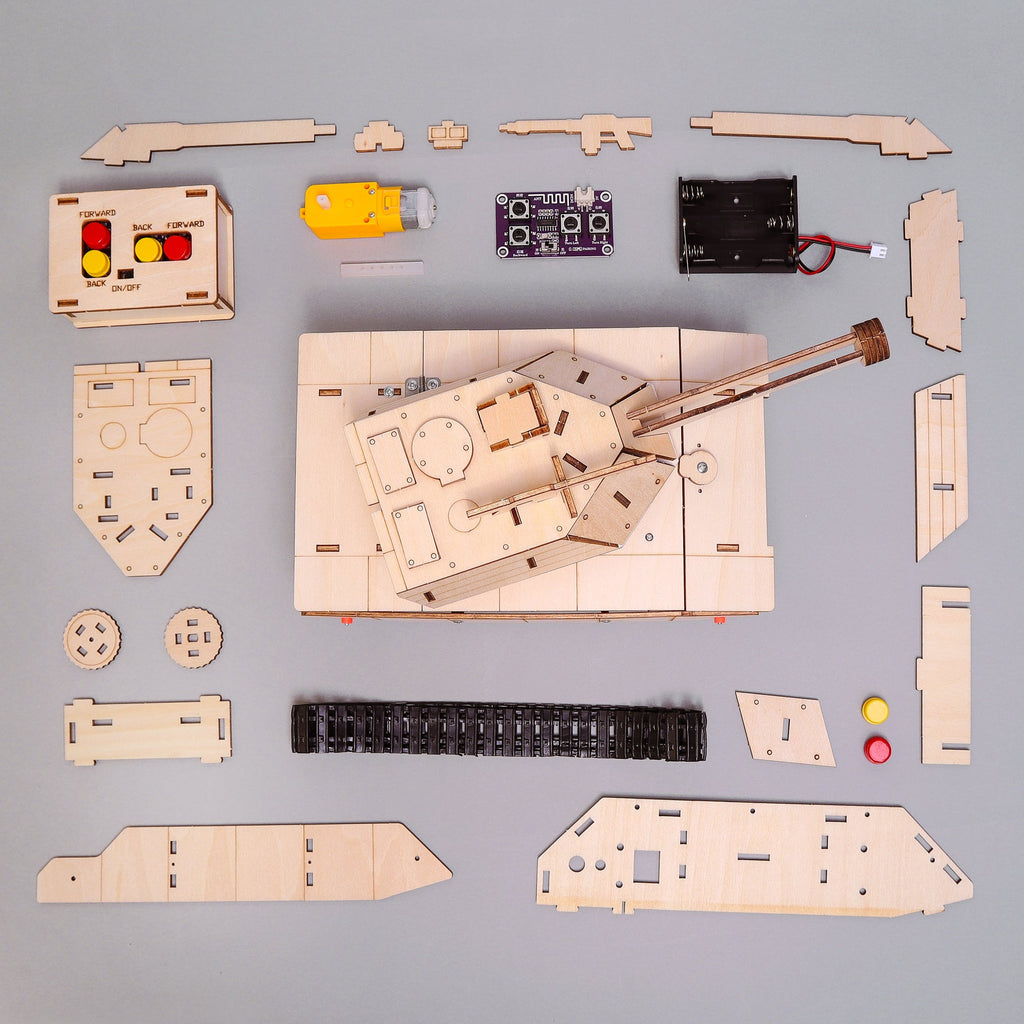 RC TankCam, Tank and Camera Mode, Educational STEM Kit