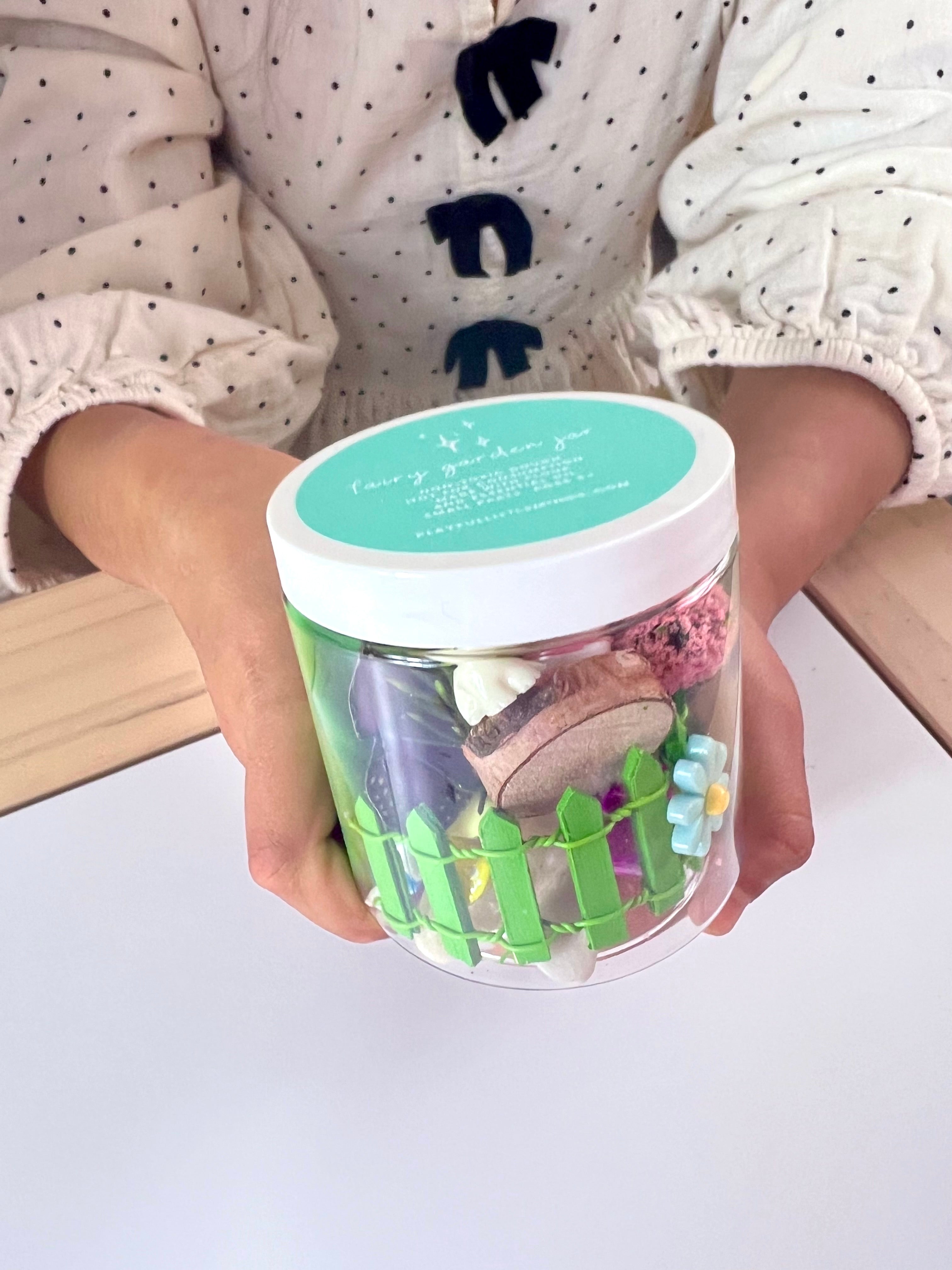 Special Edition Jar: Fairy Garden Playdough Sensory Toy Kit