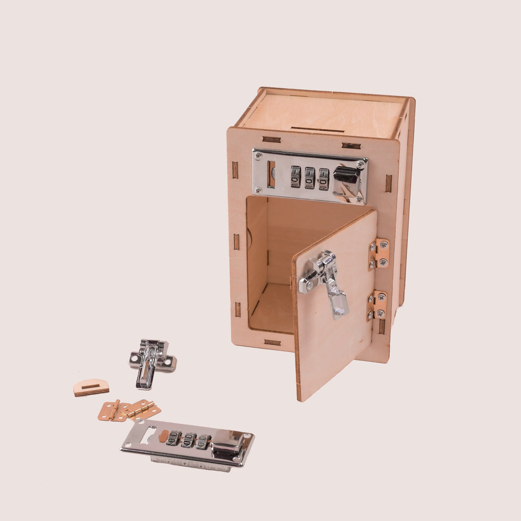 Combination Lock Box DIY Kit, Educational STEM Toy