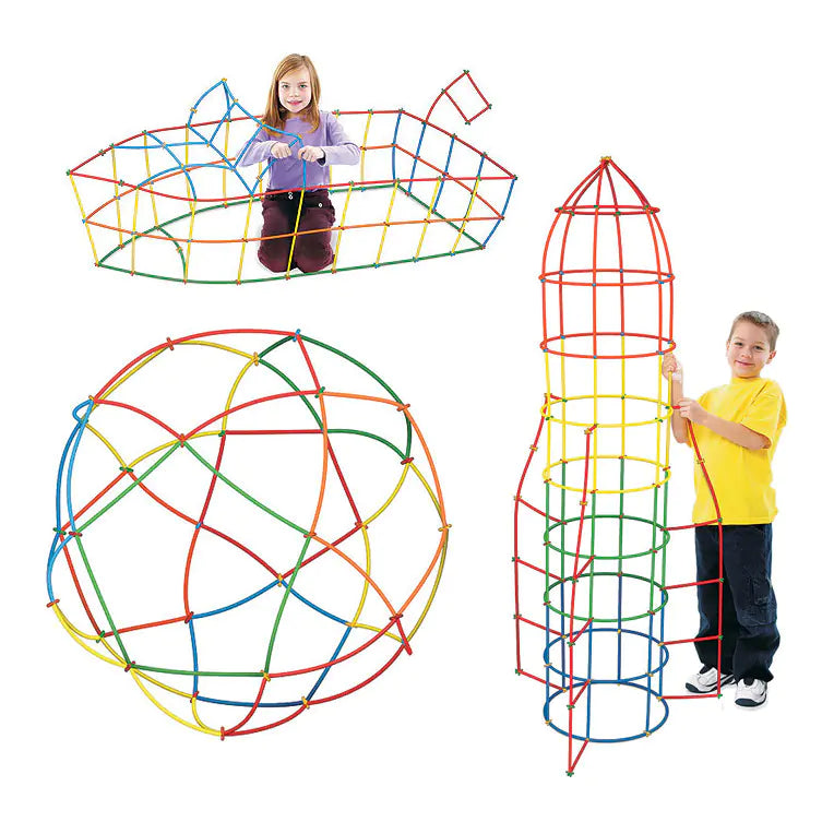 4D Straw Constructor STEM Building Toys