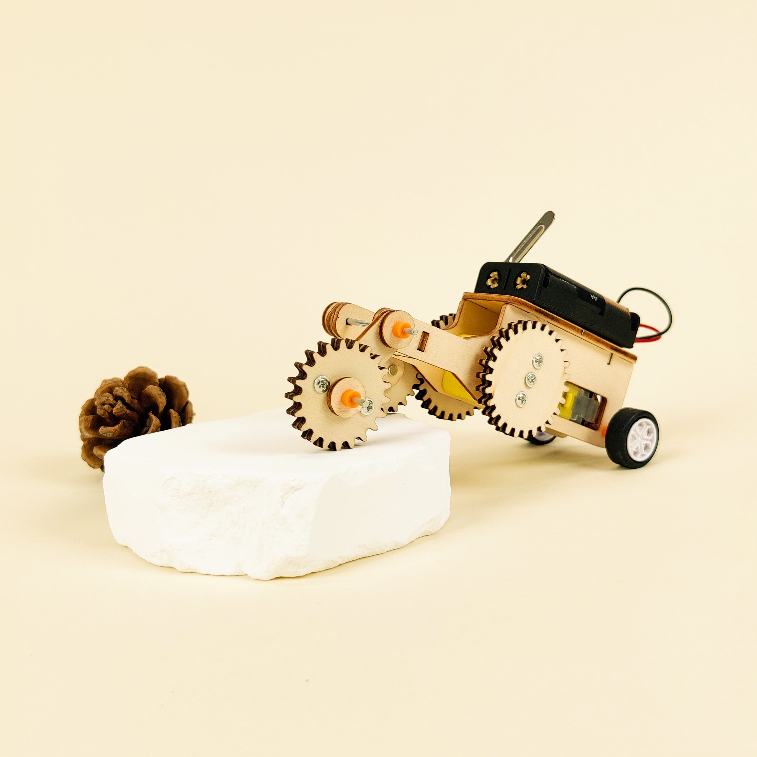 Gear Car DIY Kit, Educational STEM Toy