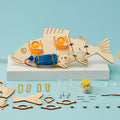 Fish Robot DIY Kit, Educational STEM Toy