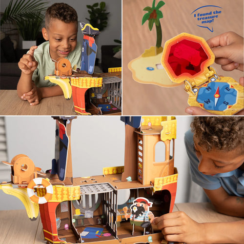 Banana-Rama Pirate Ship: Plucky Pirates Buildable Playset