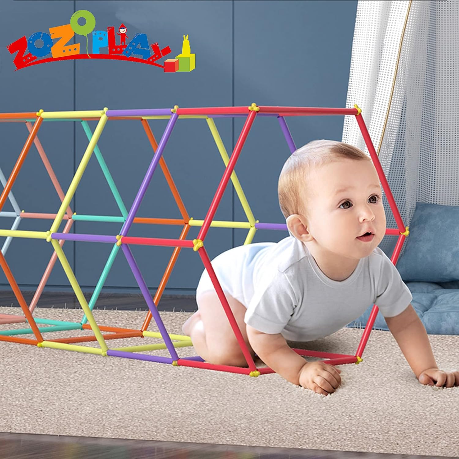 4D Straw Constructor STEM Building Toys